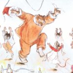 Carte postale - La danse de Noël