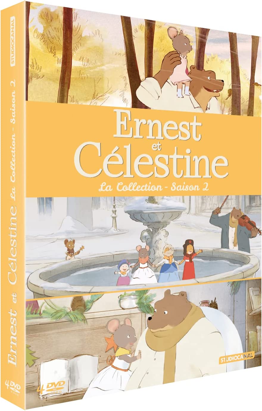 La collection de DVD de la saison 2 d'Ernest et Célestine