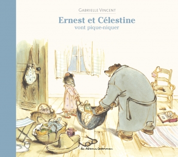 La nouvelle édition du livre "Ernest et Célestine vont pique-niquer"