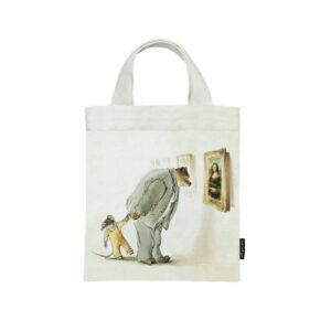Mini tote-bag Ernest et Célestine au musée