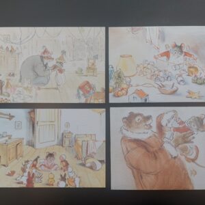 Cartes postales Ernest et Célestine - Lot de fête
